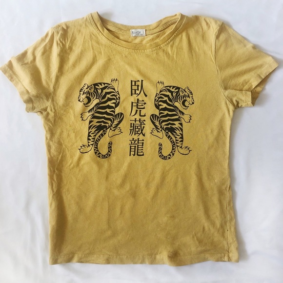 brandy melville tiger shirt